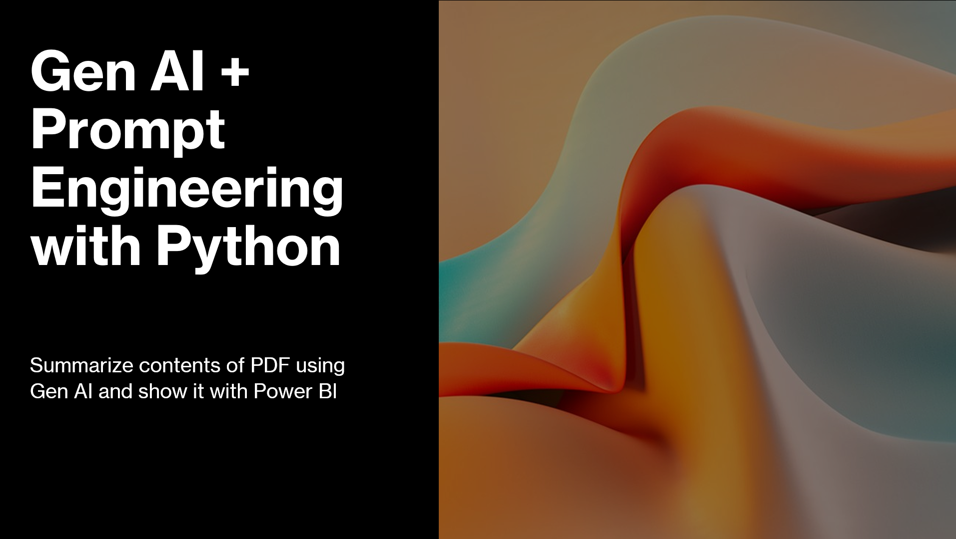 PDF Extract and Summary using Python, GenAI, and Power BI